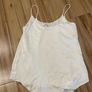 Bar III simple white layering tank